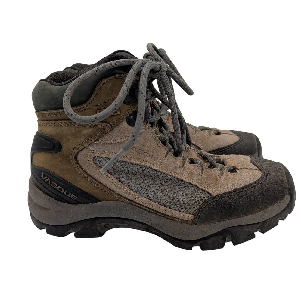 Vasque 7433 M 03 Gore-Tex Hiking Boots Brown Leather Vibram Womens Size 6M
